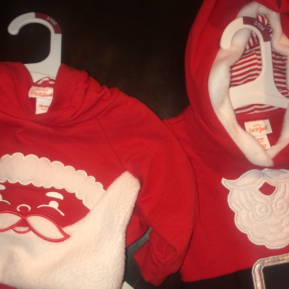Infant Santa suits - Lot of 2 - Cat & Jack 3-6 months for baby girl or boy - NWT - Picture 3 of 6